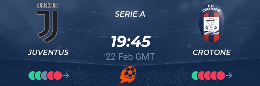 Juventus vs Crotone 22/02/2021 Predictions, Betting Tips & Odds ✅