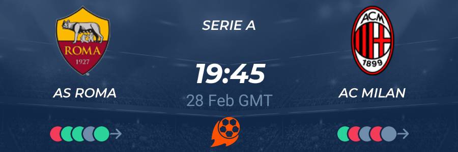 Roma vs Milan 28/02/2021 Predictions, Betting Tips & Odds