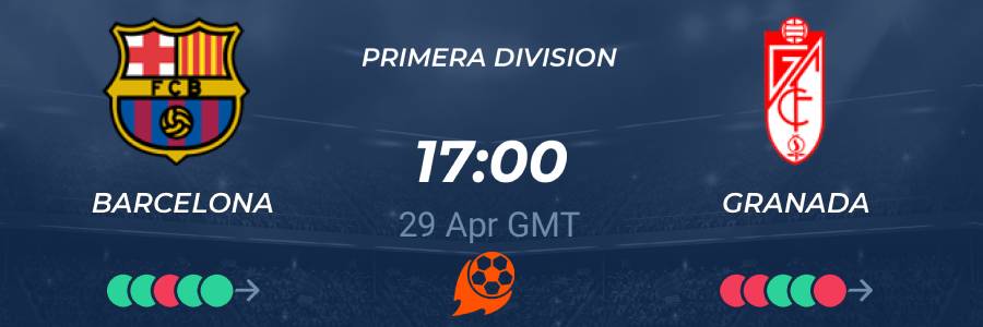 Barcelona vs Granada 29/04/2021 Prediction, Betting Tips & Live Odds